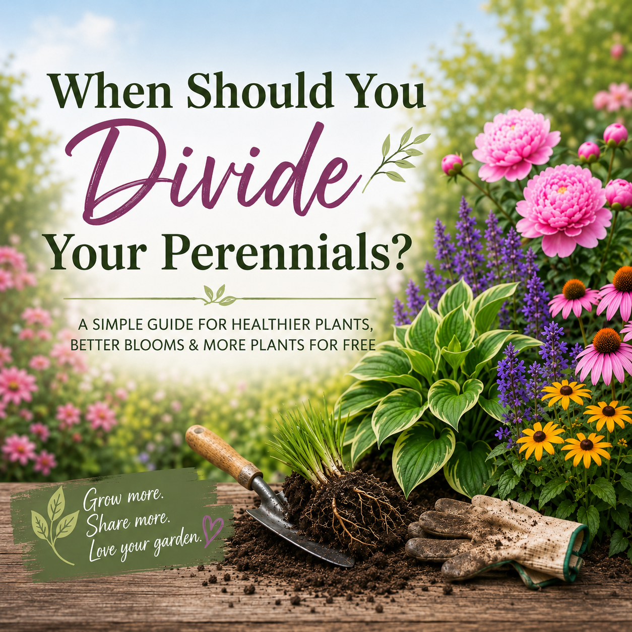 When Should You Divide Your Perennials? A Simple Guide for Gardeners