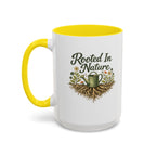 Rooted in Nature Coffee Mug, Garden Lover Coffee Mug, Gardener Gift, Plant Lover Cup, Gardening Mug
