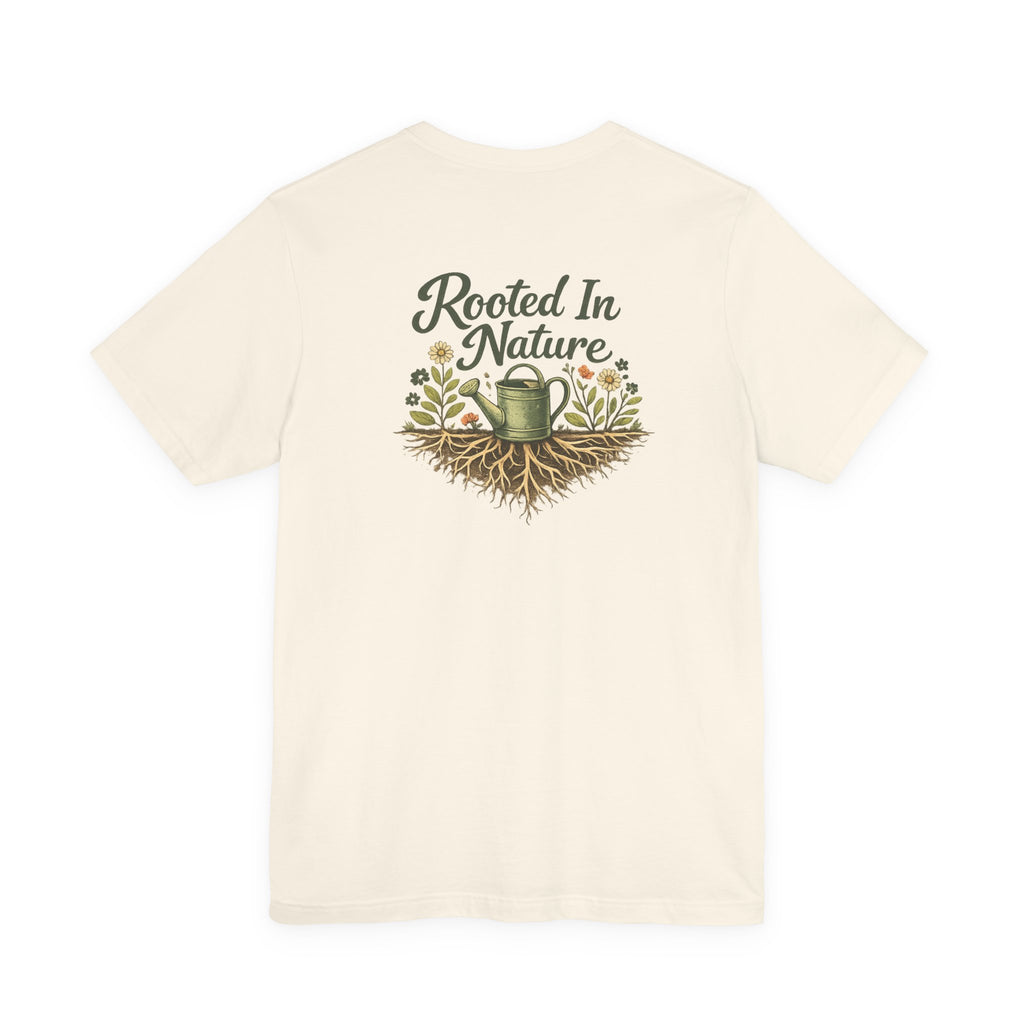 Rooted In Nature Garden Lovers Tee, Women's Softstyle Tee, Women’s Gardening Tee, Gardener Gift, Plant Lover T-Shirt, Garden Life Shirt