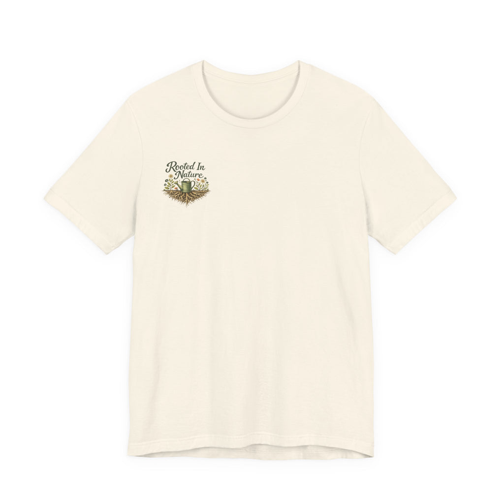 Rooted In Nature Garden Lovers Tee, Women's Softstyle Tee, Women’s Gardening Tee, Gardener Gift, Plant Lover T-Shirt, Garden Life Shirt