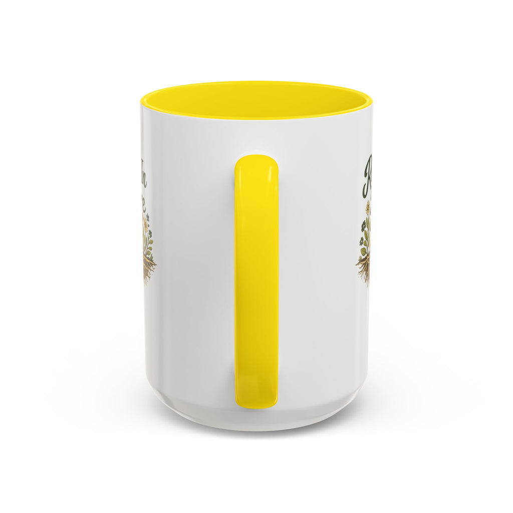 Rooted in Nature Coffee Mug, Garden Lover Coffee Mug, Gardener Gift, Plant Lover Cup, Gardening Mug