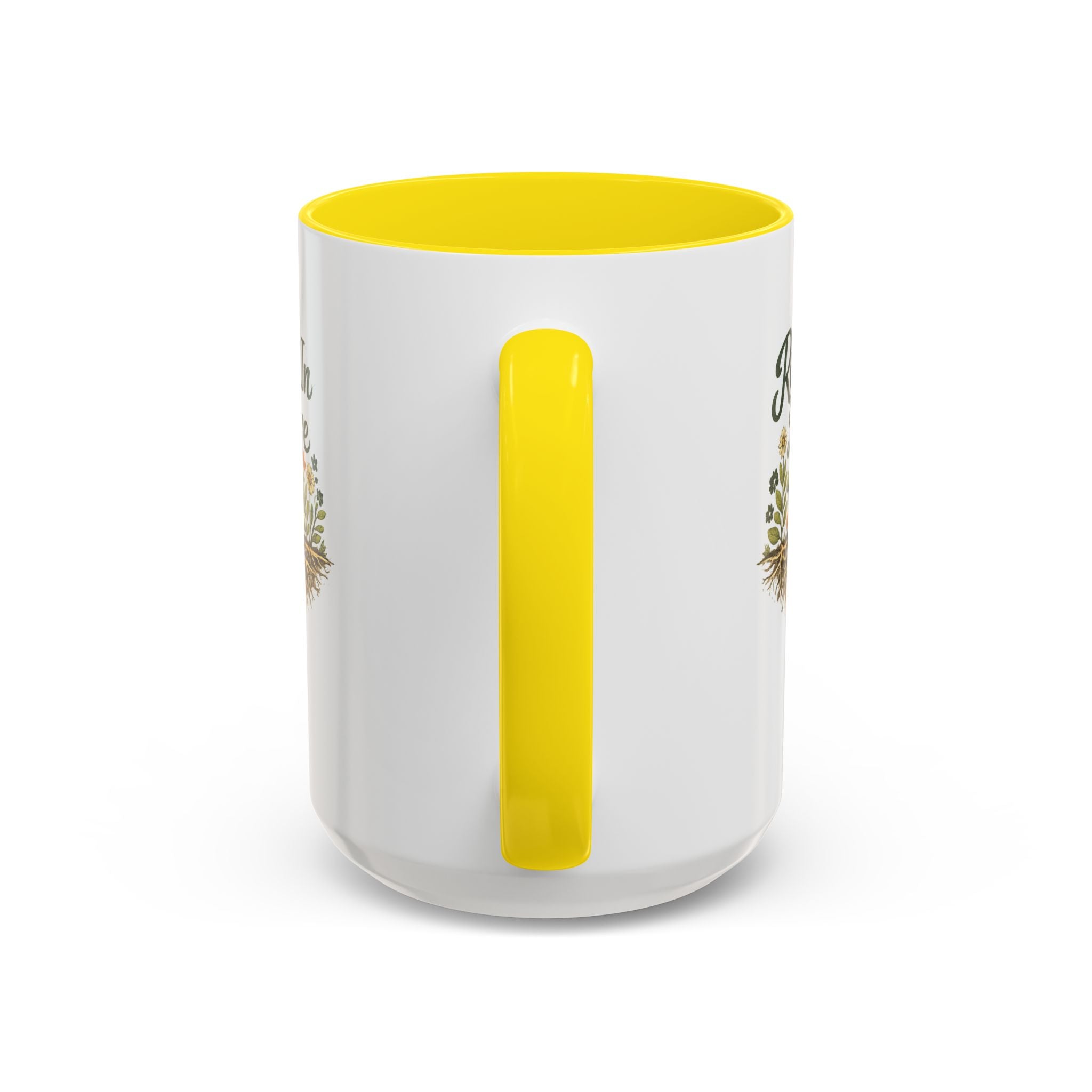 Rooted in Nature Coffee Mug, Garden Lover Coffee Mug, Gardener Gift, Plant Lover Cup, Gardening Mug