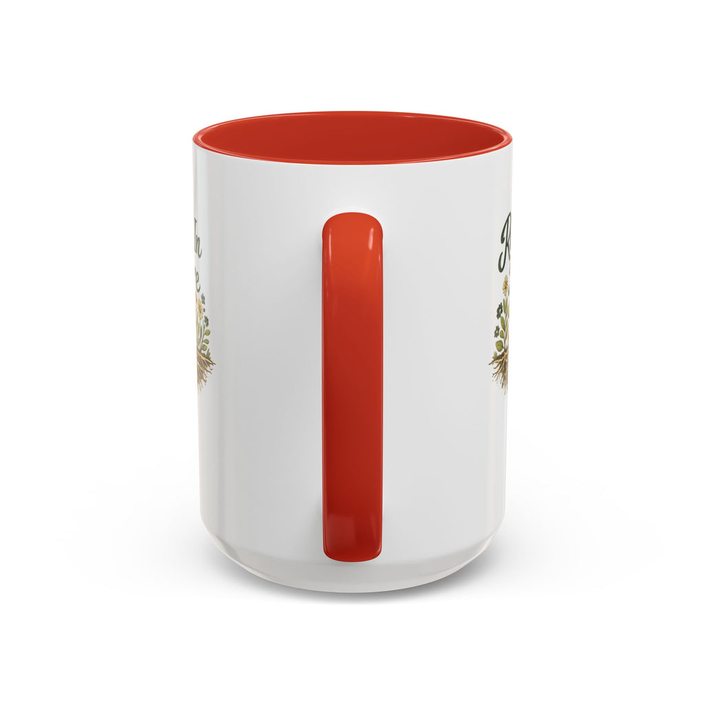 Rooted in Nature Coffee Mug, Garden Lover Coffee Mug, Gardener Gift, Plant Lover Cup, Gardening Mug