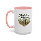 Rooted in Nature Coffee Mug, Garden Lover Coffee Mug, Gardener Gift, Plant Lover Cup, Gardening Mug