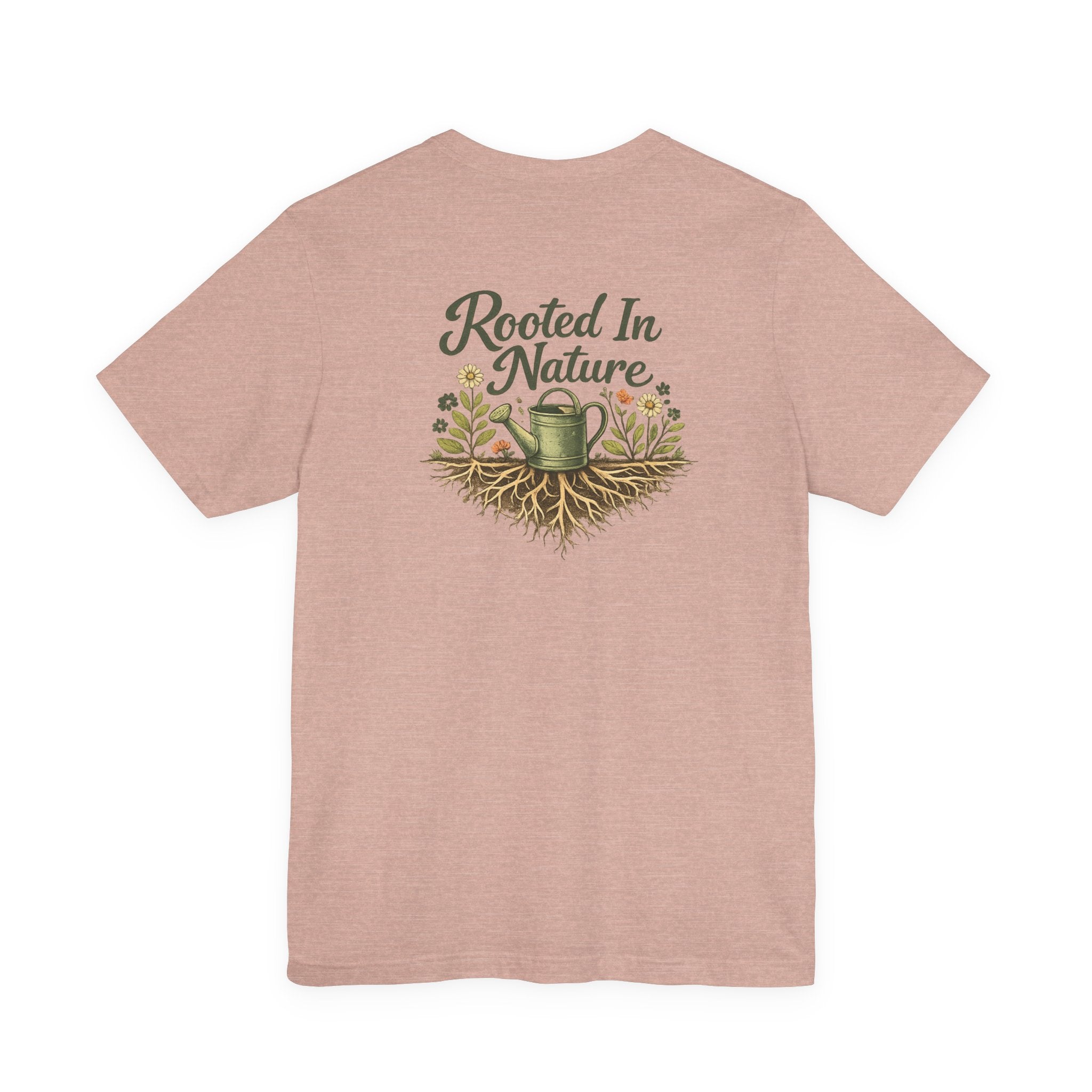 Rooted In Nature Garden Lovers Tee, Women's Softstyle Tee, Women’s Gardening Tee, Gardener Gift, Plant Lover T-Shirt, Garden Life Shirt