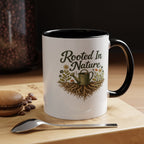 Rooted in Nature Coffee Mug, Garden Lover Coffee Mug, Gardener Gift, Plant Lover Cup, Gardening Mug
