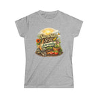 Sunshine, Soil & Serenity  Vintage Garden Lovers Tee, Women's Softstyle Tee, Women’s Gardening Tee, Gardener Gift, Plant Lover T-Shirt, Garden Life Shirt