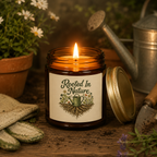 Rooted In Nature ~ Jar Candle  | Garden Lovers Candle | Scented Candle | Garden Inspired Gift | Nature Inspired Gift