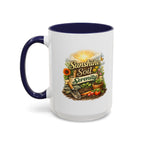 Sunshine Soil Serenity Coffee Mug — Garden Lover Coffee Mug, Gardener Gift, Plant Lover Cup, Gardening Mug