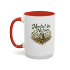 Rooted in Nature Coffee Mug, Garden Lover Coffee Mug, Gardener Gift, Plant Lover Cup, Gardening Mug