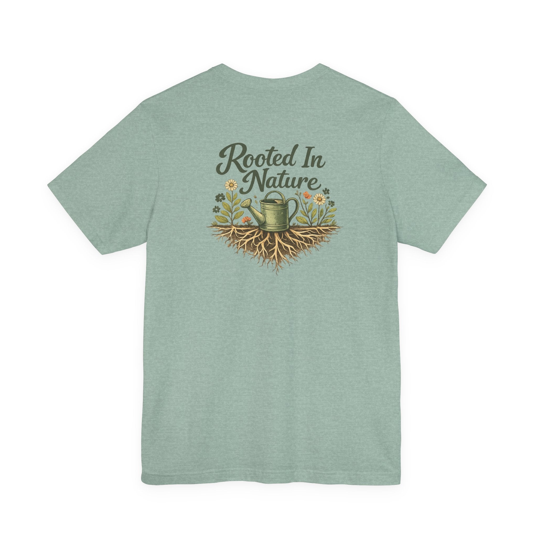 Rooted In Nature Garden Lovers Tee, Women's Softstyle Tee, Women’s Gardening Tee, Gardener Gift, Plant Lover T-Shirt, Garden Life Shirt