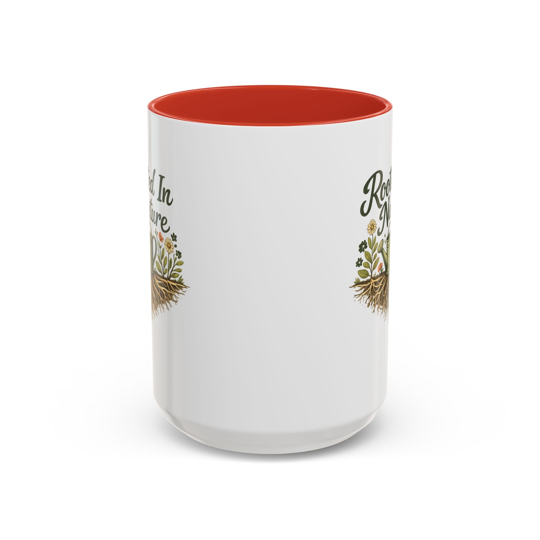 Rooted in Nature Coffee Mug, Garden Lover Coffee Mug, Gardener Gift, Plant Lover Cup, Gardening Mug