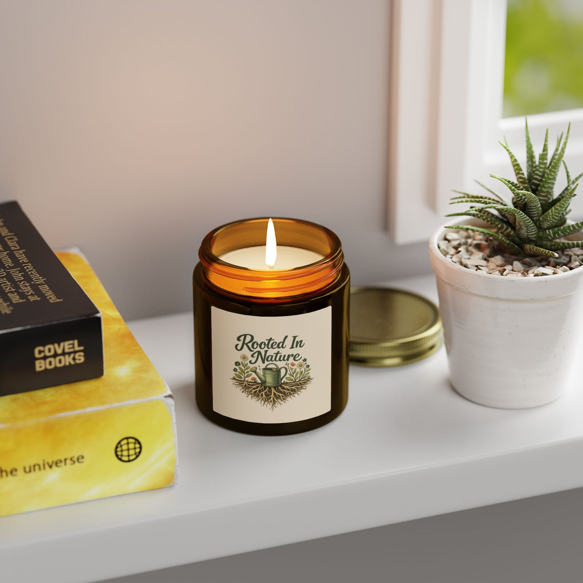 Rooted In Nature ~ Jar Candle  | Garden Lovers Candle | Scented Candle | Garden Inspired Gift | Nature Inspired Gift