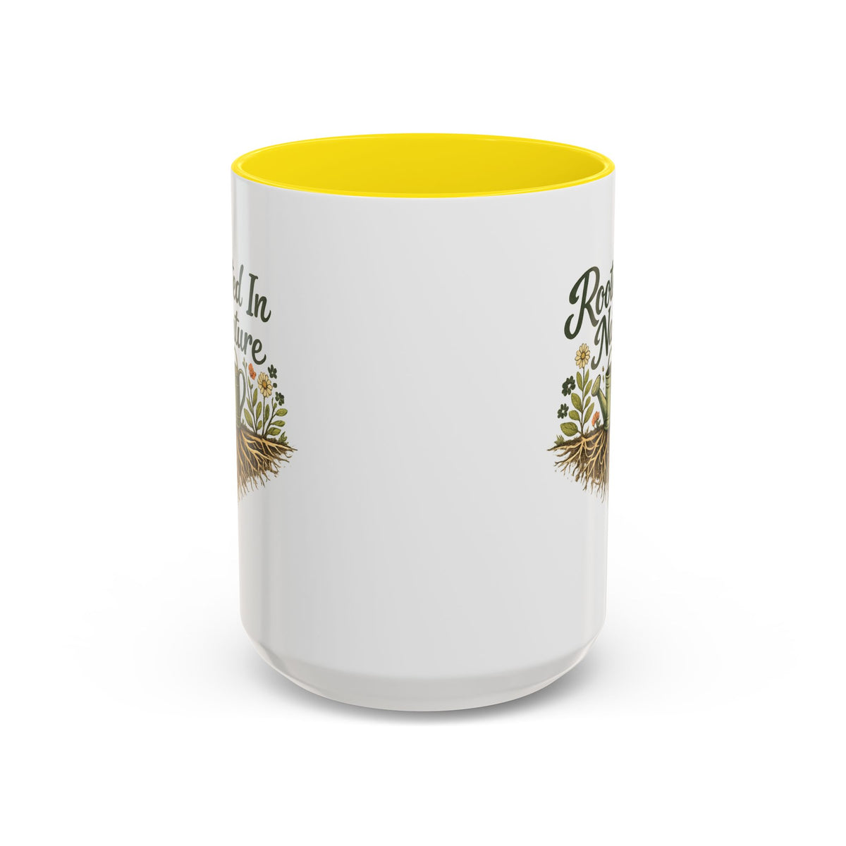 Rooted in Nature Coffee Mug, Garden Lover Coffee Mug, Gardener Gift, Plant Lover Cup, Gardening Mug