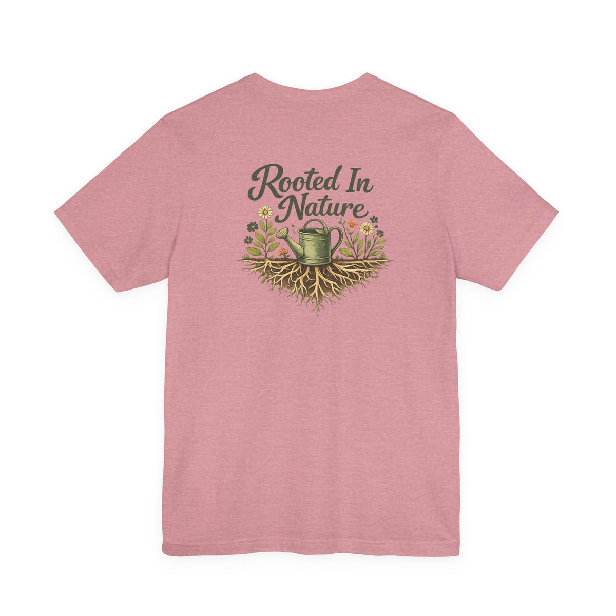 Rooted In Nature Garden Lovers Tee, Women's Softstyle Tee, Women’s Gardening Tee, Gardener Gift, Plant Lover T-Shirt, Garden Life Shirt