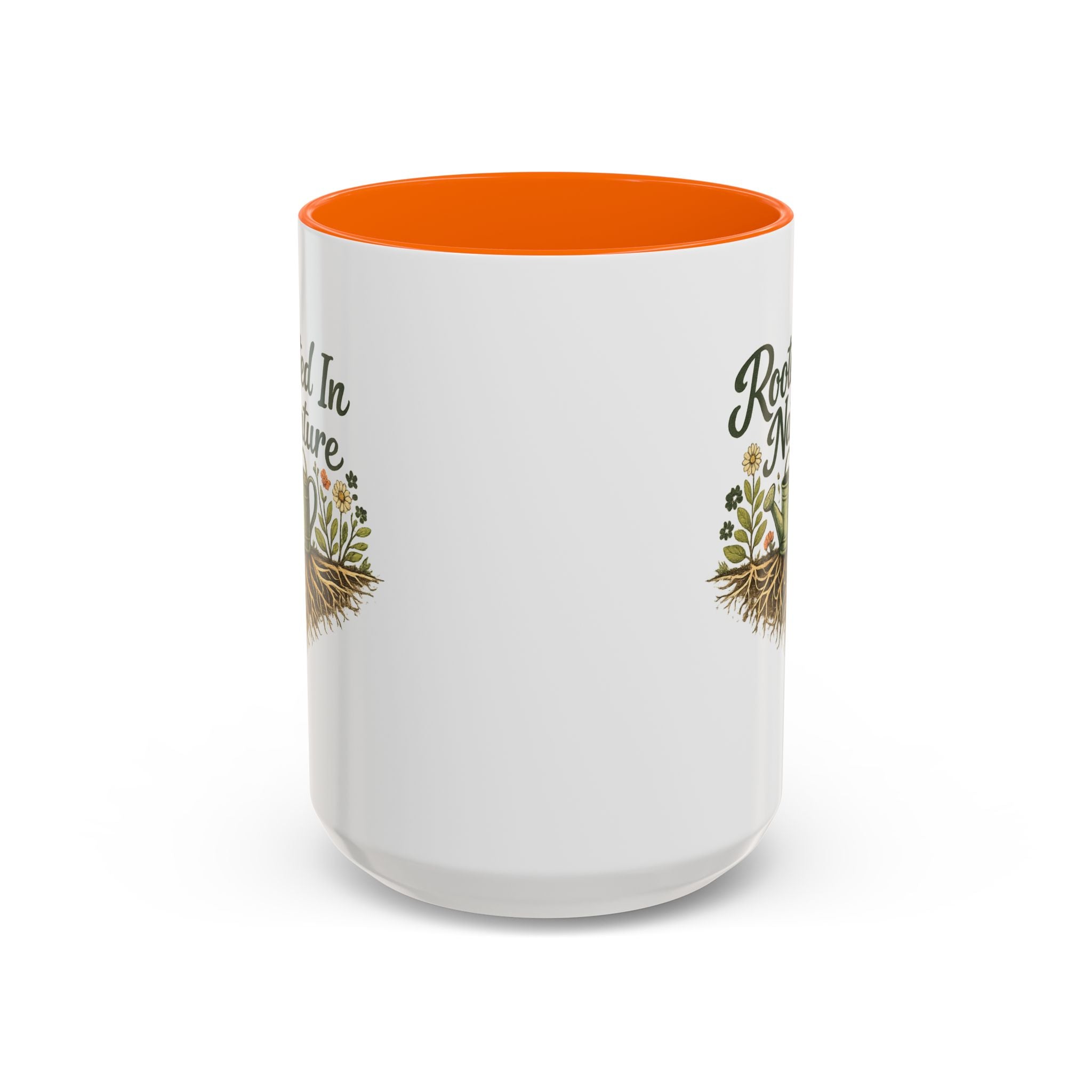 Rooted in Nature Coffee Mug, Garden Lover Coffee Mug, Gardener Gift, Plant Lover Cup, Gardening Mug